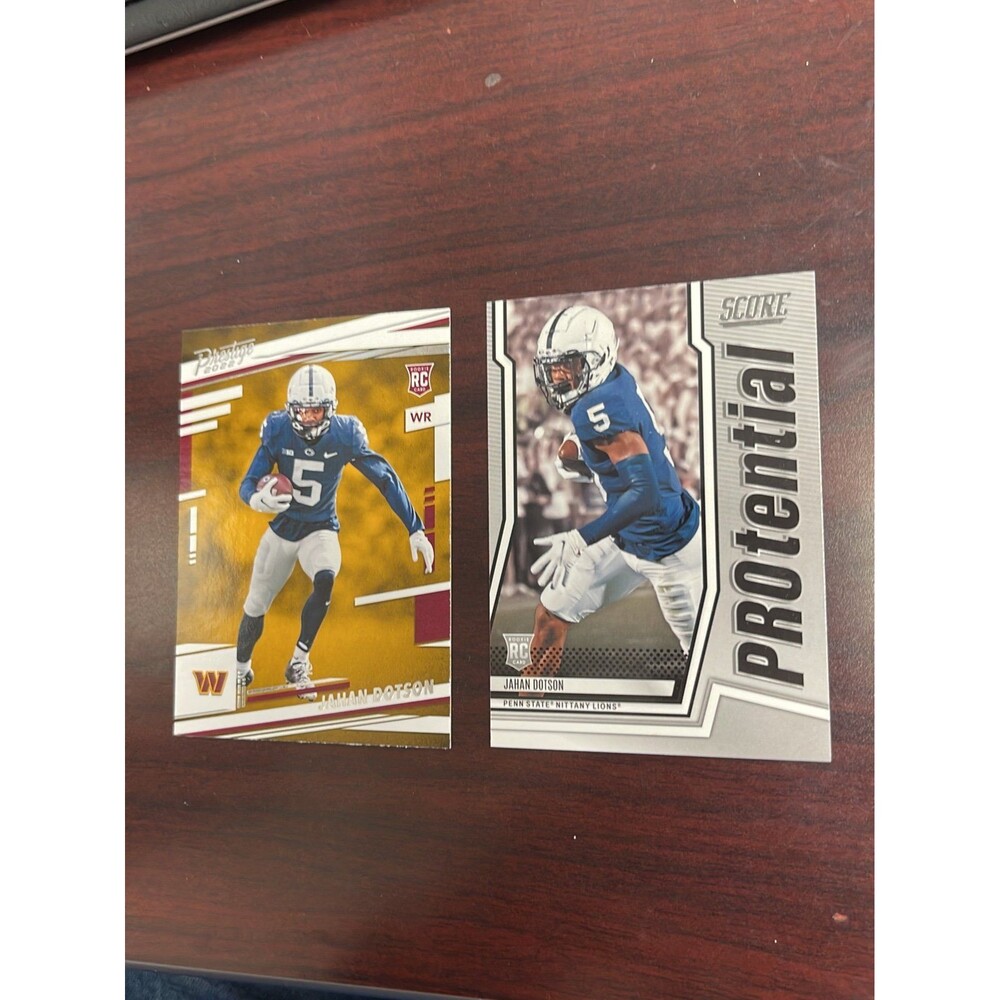 Jahan Dotson 2 rookie card lot